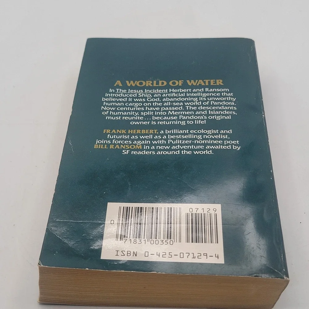 Frank Herbert Bill Ransom The Lazarus Effect Paperback 1983 Sci-Fi Good